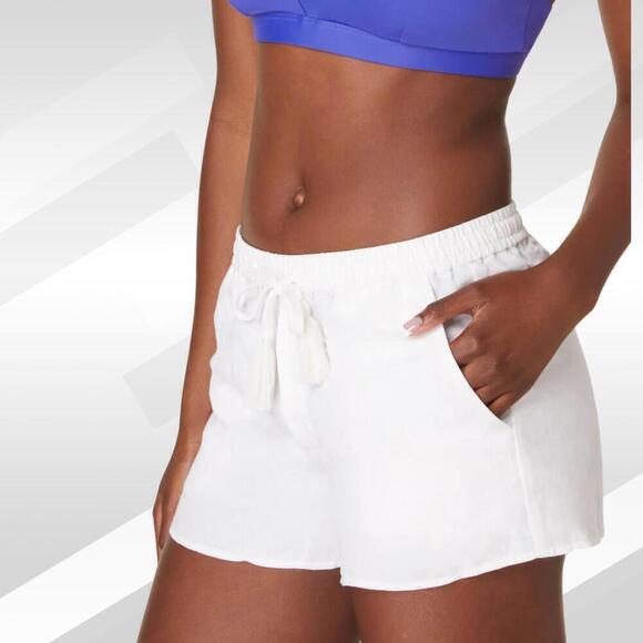 Andie Pants - 2/$30 Andie The Graciosa Linen Shorts Coconut Size M | Lightweight Summer Style